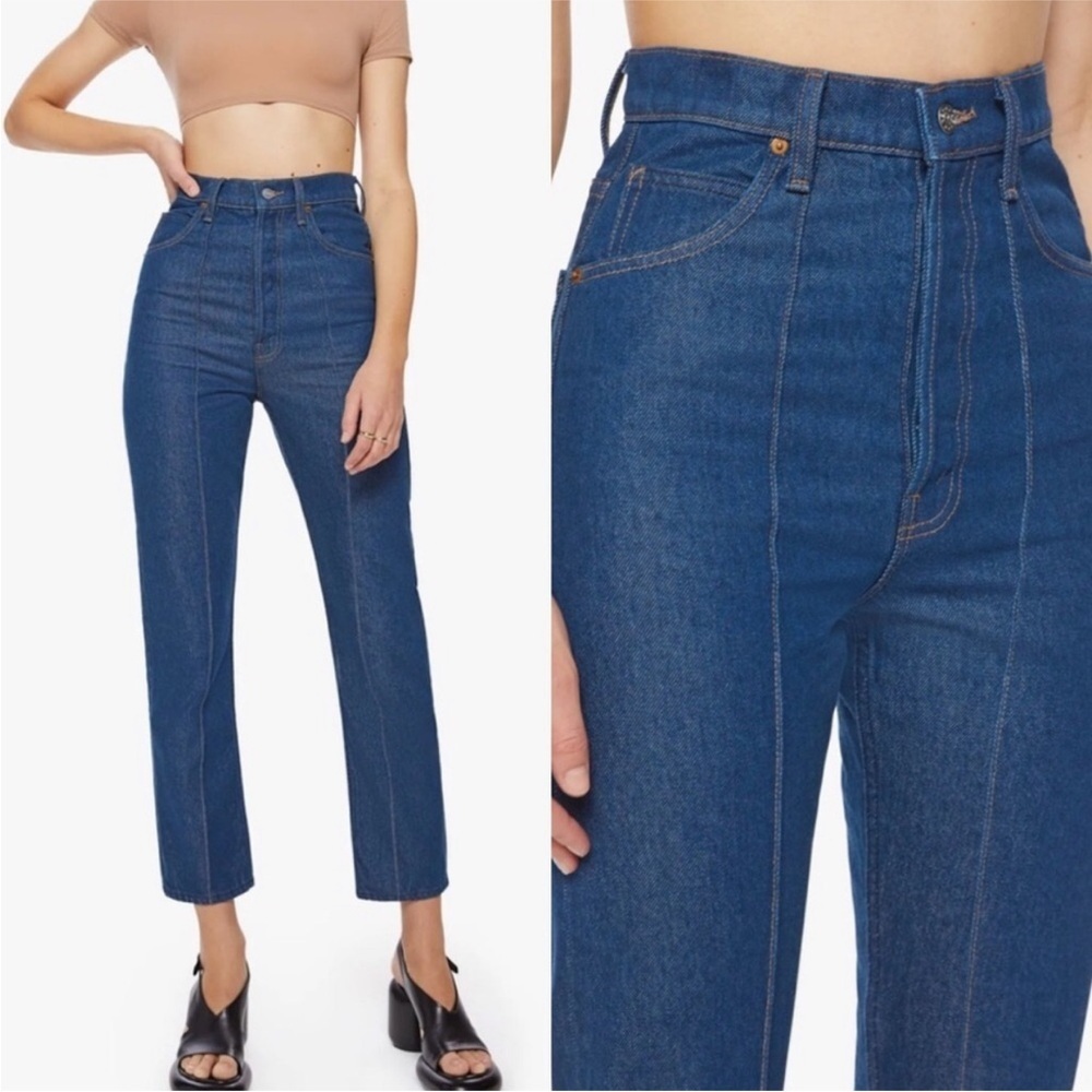 MOTHER Snacks! The Pin Up Tippy Top Sweet Tooth in Clean Your Plate Wash Size 28